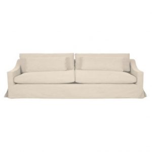 Linen slip cover sofa - natural