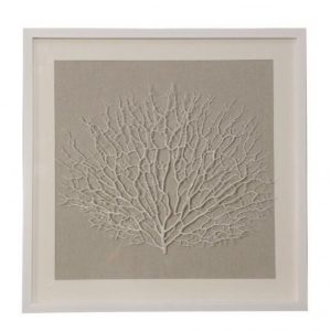 Resin white coral picture