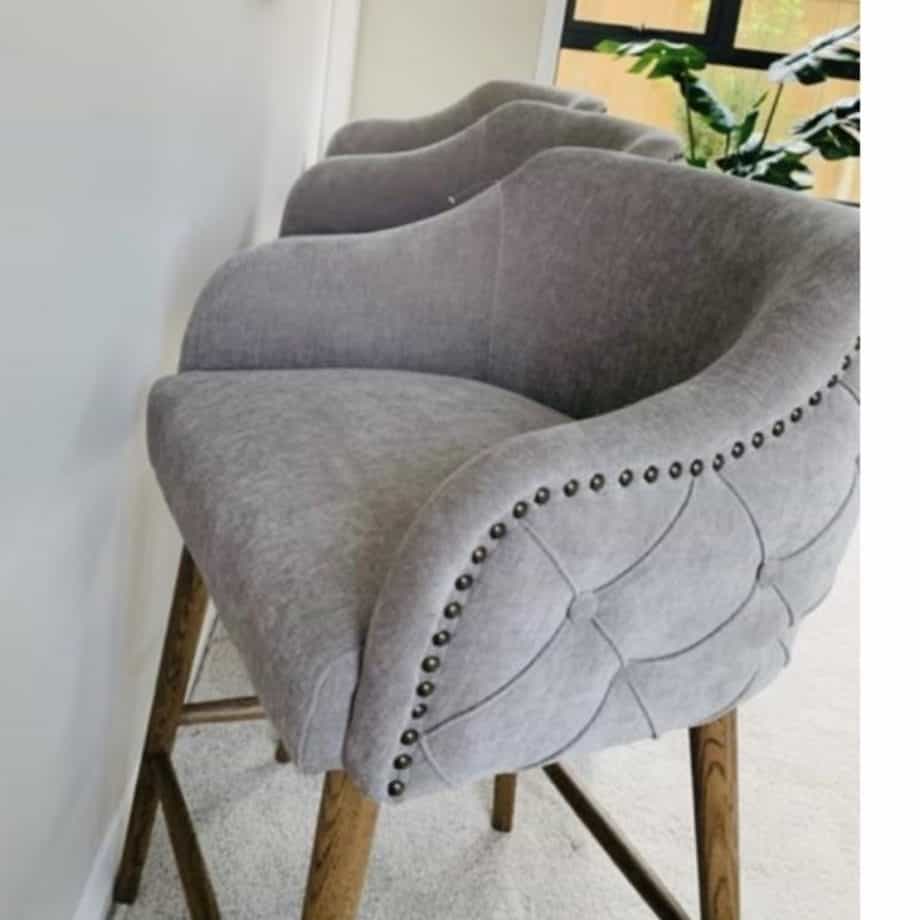 Charleston Button Back Barstool Coastal At Home