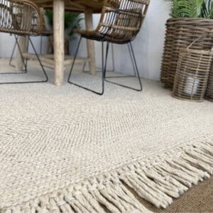 Wool Ivory rug 200x300