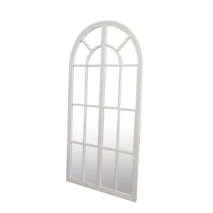 Arch mirror white hamptons