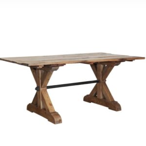 Boat wood dining table