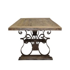 Wooden rustic ornate table