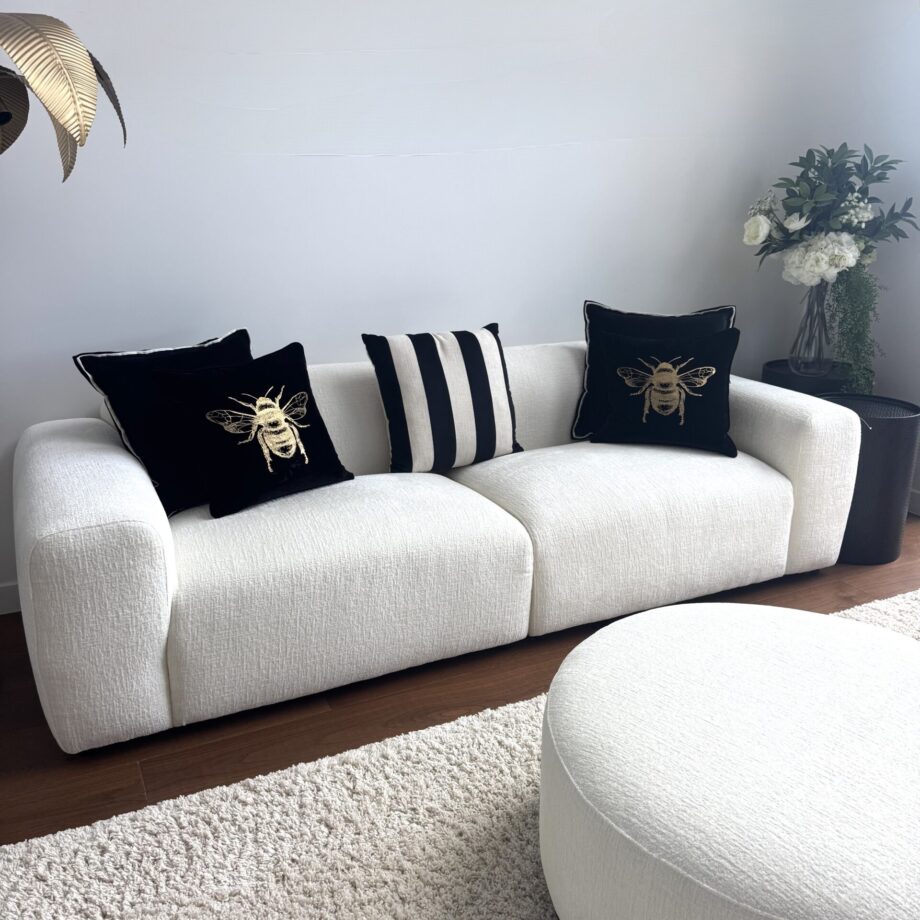 Alayan Boucle Fabric Modular Sofa Seater - Coastal At Home